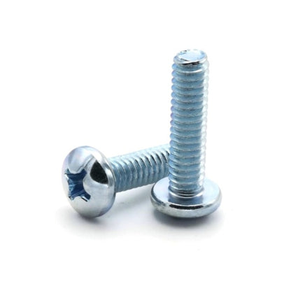 1092255 | SC100M-030-P-PZ-CZ (PK-10) --- Pan Head Screws - M10 - 10x1.5mm - 30 mm - Zinc Plated Steel Pozidrive Steel Screw