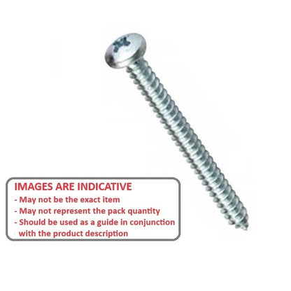 1058328 | SCT0476-045-P-PH-CZ (100 Pcs) --- Self Tapping Screws - 4.76 mm x 44.5 mm 10 or 3/16