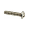 Round Head Screws - 2-56 UNC - 2.18mm - 4.8 mm - 304 Stainless Slotted