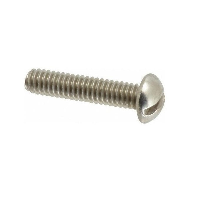 Round Head Screws - 6BA - 2.794mm - 19.1 mm - Nickel Plated Brass Steel