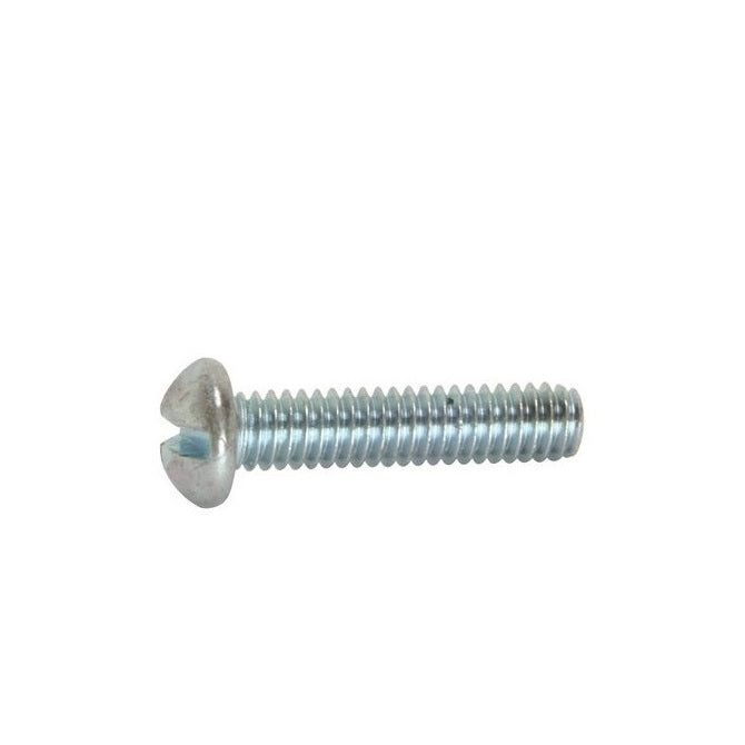 Round Head Screws - 1/8-40 BSW - 3.175mm - 12.7 mm - Zinc Plated Steel 