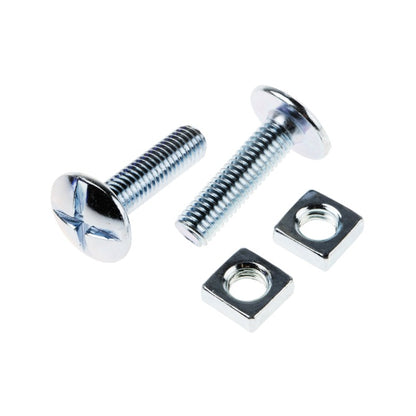 1069645 | SC064W-013-RB-CZ (PK-20) --- Roof Bolt Screws - 1/4-20 BSW - 6.35mm - 12.7 mm - Zinc Plated Steel Screw