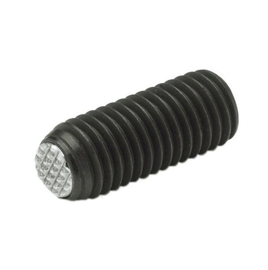 1068553 | SS060M-0156-CS-DKT --- Screw - M6x1 (6mm Standard) x 15.6 mm Diamond Knurled Tip