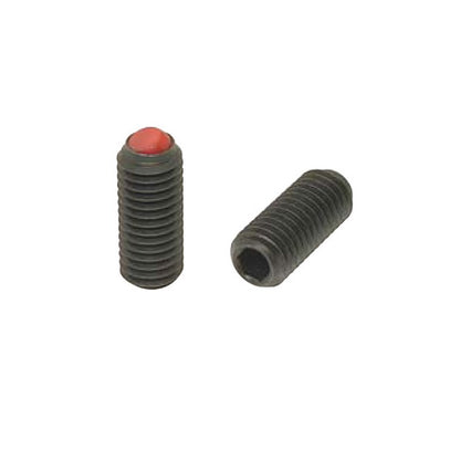 1053813 | SS040M-0077-CS-PO-FB --- Screw - M4x0.7 (4mm Standard) x 7.7 mm Aligning Flat Tip