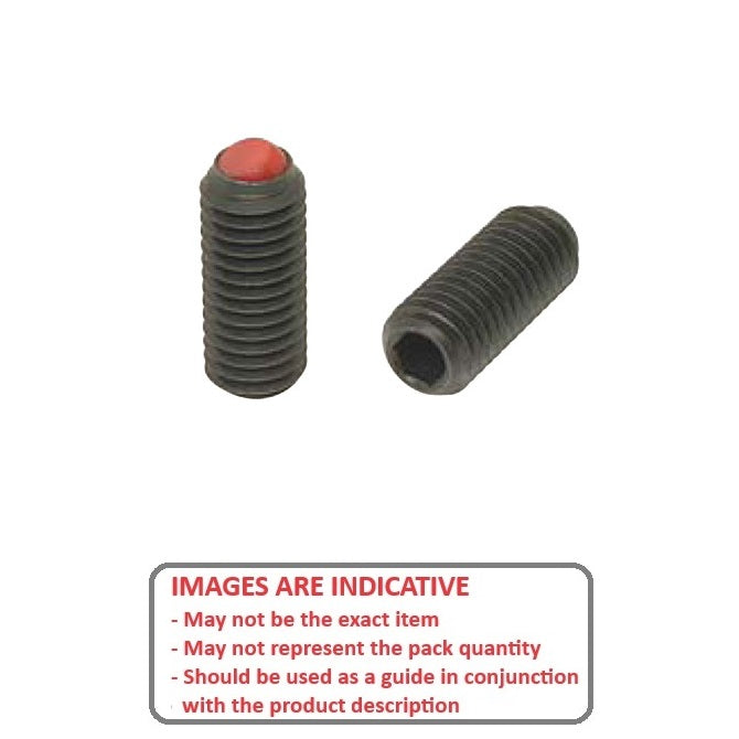 1083396 | SS080M-0299-CS-PO-FB --- Flat Tip Aligning Socket Set Screws - M8 (8x1.25mm) x 29.9 mm Aligning Flat Tip