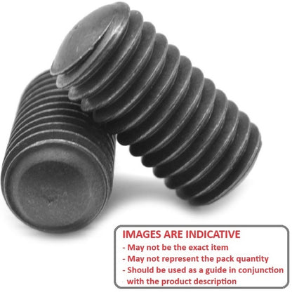 1054141 | SS042C-0064-AS-OT (PK-100) --- Oval Tip Socket Set Screws - 8-32 UNC - 4.17mm - 6.4 mm - Oval Tipped - Carbon Steel Screw