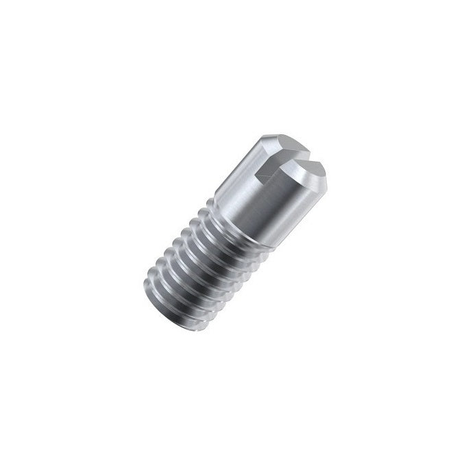 Partial Thread Slotted Set Screws - M6 - 6x1mm - 16 mm   - Steel Alloy, Rockwell B75