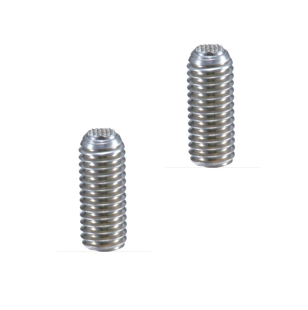 1097950 | SS120M-0200-S4-DKT (Each) --- Diamond Knurled Tip Socket Set Screws - M12 - 12x1.75mm - 20 mm  - 304 Stainless Steel A2, 18-8 with 440C Stainless HRC 50-55 tip Screw