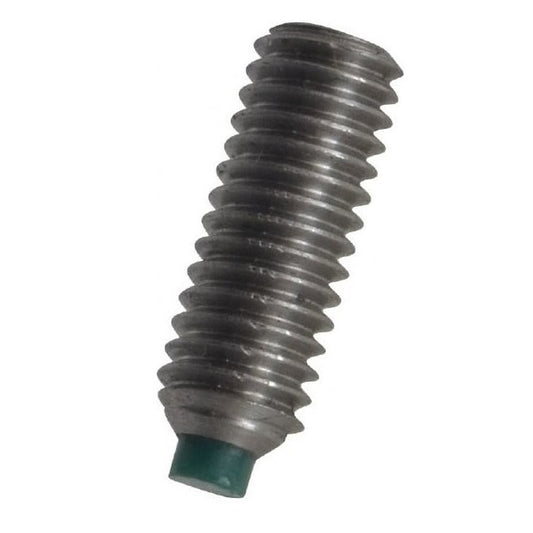 Nylon Tipped Socket Set Screws - 10-32 UNF - 4.76mm - 9.5 mm 304 Stainless Steel - Stainless Steel 18-8 Similar to A2, 303, 304 Screw