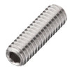 Standard Cup Point Socket Set Screws - 3/8-24 UNF - 9.53mm - 12.7 mm  Zinc Plated DIN916 - Carbon Steel - Hardened