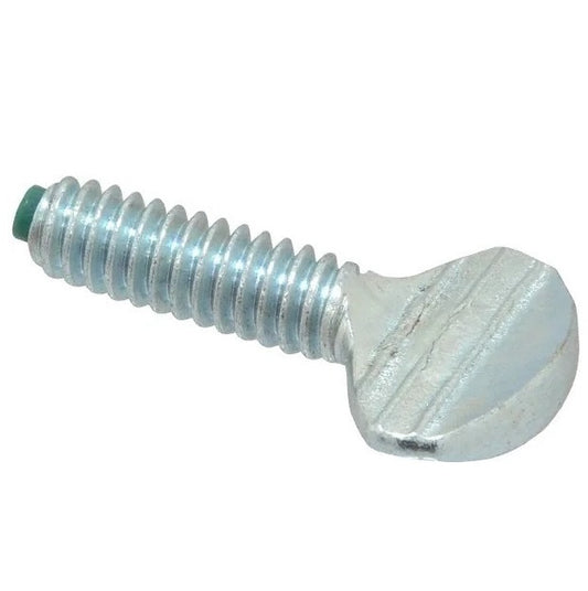Thumb Screws - 8-32 UNC - 4.17mm - 19.05  Nylon Tip - Carbon Steel Zinc Plated