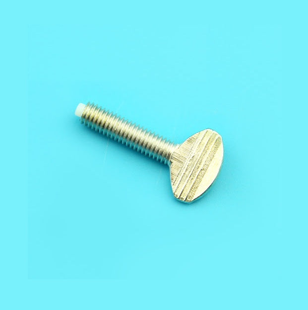 1055239 | THS042C-019-F-CZ-NT (Each) --- Thumb Screws - 8-32 UNC - 4.17mm - 19.05 - - Nylon Tip - Carbon Steel Zinc Plated Screw
