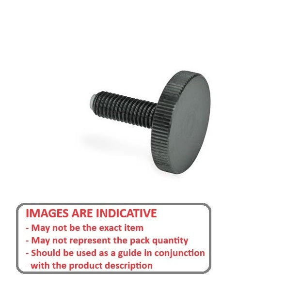 1077560 | THS079C-076-K-CS-FT (Each) --- Thumb Screws - 5/16-18 UNC - 7.94mm - 76.2 - - Flat Tip - Stainless Steel 303/304 Similar to A2 or 18-8 HRB80 Screw