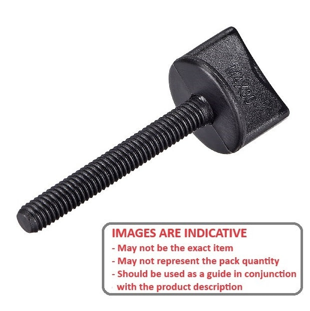 1061104 | THS048F-022-H-CB --- Thumb Screws - 10-32 UNF (4.76mm) x 22.23 mm x 42.86 mm