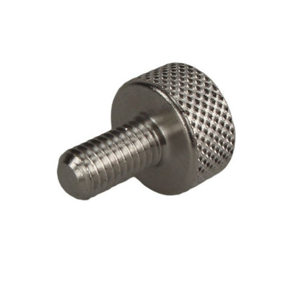 1067223 | THS060M-018-K-3 (Each) --- Thumb Screws - M6 - 6x1mm - 18x24 mm Knurled - Stainless Steel Screw