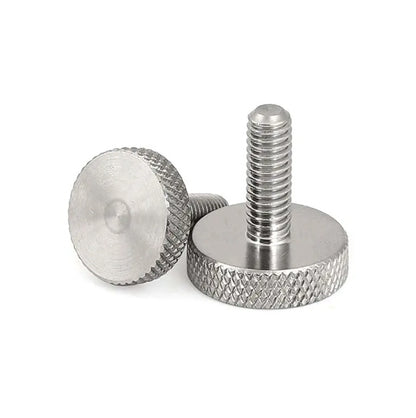 1055057 | THS042C-010-K-3-N (Each) --- Thumb Screws - 8-32 UNC - 4.17mm - 9.53x15.88 mm Knurled - Stainless Steel 303/304 Similar to A2, 18-8 HRB80 Screw