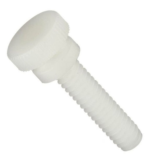 Thumb Screws - 4-40 UNC - 2.85mm - 19.05x26.19 mm Knurled - Nylon Polyamide 6/6 