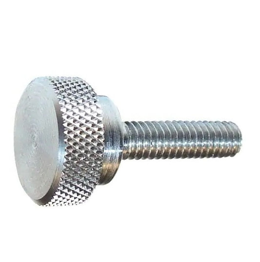 1054324 | THS042C-021-K-3-SHL (Each) --- Thumb Screws - 8-32 UNC - 4.17mm - 12.7x20.64 mm Shoulder - Stainless Steel 303/304 Similar to A2 or 18-8 HRB80 Screw