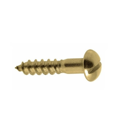 1042315 | SCW0218-0064-RH-SL-BR (10 Pcs) --- Screw - 2.18mm (2 Gauge) x 6.35 mm