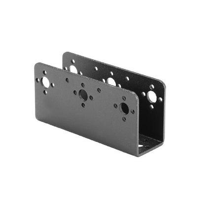 1184243 | SVB-90-40-25-AL (PK-5) --- Servo Motor Brackets Hobby - 90L x 40H x 25W mm Aluminium Bracket - 3 Mount positions each side and base