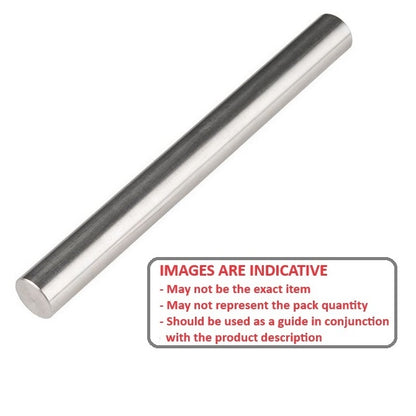 1083325 | 0R-0080-0425-HCS-T09 (Each) --- Precision Ground Shafting - 8x425 mm - C1060 Case Hardened Steel Shaft