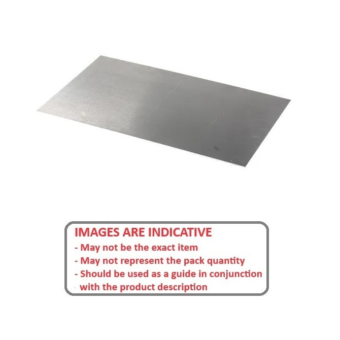 1001142 | SHM-0178-0152-0610-AL (Sheet) --- Aluminium Shim and Foil - 0.178 mm x 152.4 mm x 609.6 mm