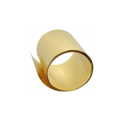 1001137 | SHM-0152-0152-2540-BR (Sheet) --- Brass Shim and Foil - 0.152x152.4x2540 mm - Brass Alloy Cold Rolled CDA 260