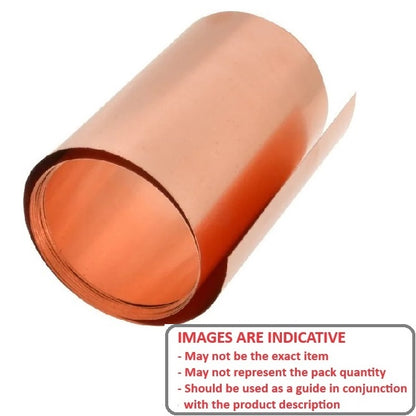 1000986 | SHM-0127-0300-0762-CP (Each) --- Copper Shim and Foil - 0.127x300x762 mm - Copper