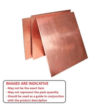 1002382 | SHM-0635-0102-0254-CP (Each) --- Copper Shim and Foil - 0.635x101.6x254 mm - Copper