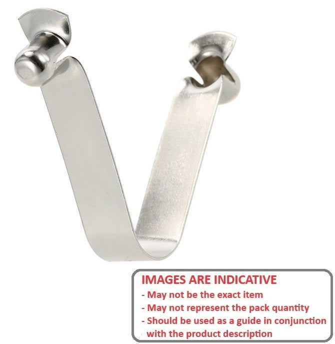 1070711 | SBTN-0635-DE (PK-100) --- Double End Snap Buttons - 6.35x7.11x0.457 mm Snap Button