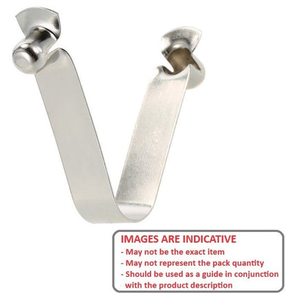 1070711 | SBTN-0635-DE (PK-100) --- Double End Snap Buttons - 6.35x7.11x0.457 mm Snap Button