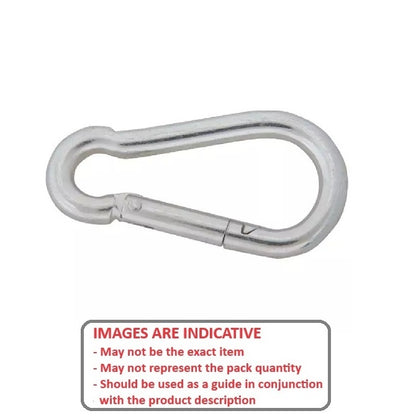 1056732 | BA-450RS (PK-250) --- Spring Snaps - 4.76x53.975x6.35 mm Interlocking - Steel Snap