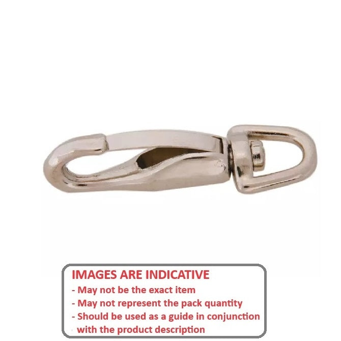 1073338 | BA-200RS (Each) --- Swivel Body Decoy Snaps - 6.35x47.625x4.75 mm - Steel Snap