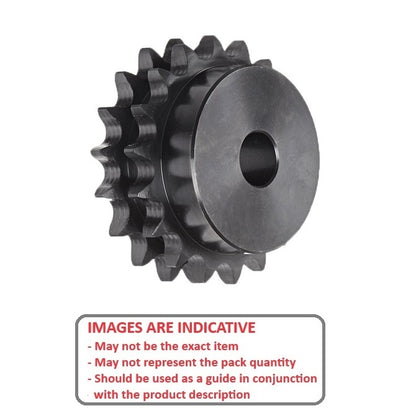 1092630 | SP2-127-078B-010-PB-C (PK-2) --- Roller Chain Sprockets - 10 tooth - 40.41 - - Duplex 08B With Boss - Carbon Steel Sprocket