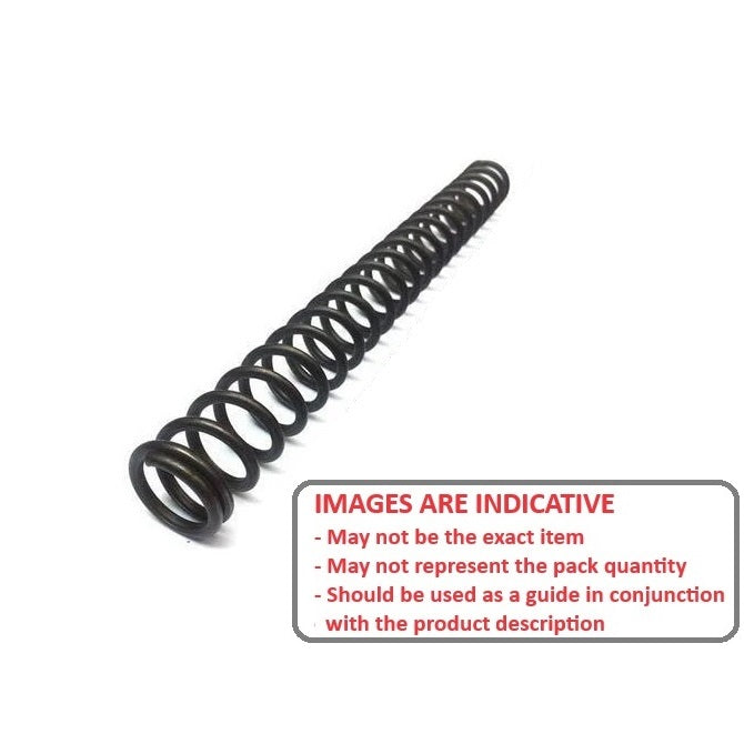 1105265 | CS-1270-9144-12-M --- Compression Springs - 12.7 mm x 914 mm x 1.22 mm