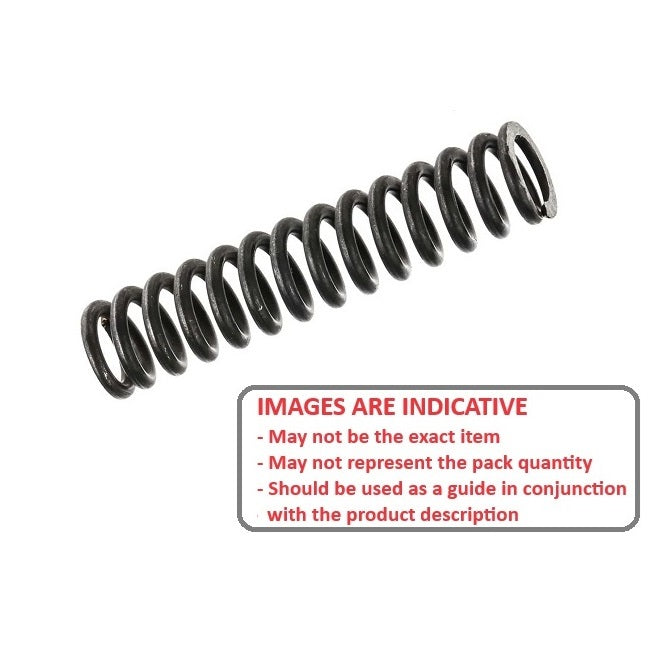 1161056 | CS-4920-1524-50-M-G --- Compression Springs - 49.2 mm x 152.4 mm x 5 mm