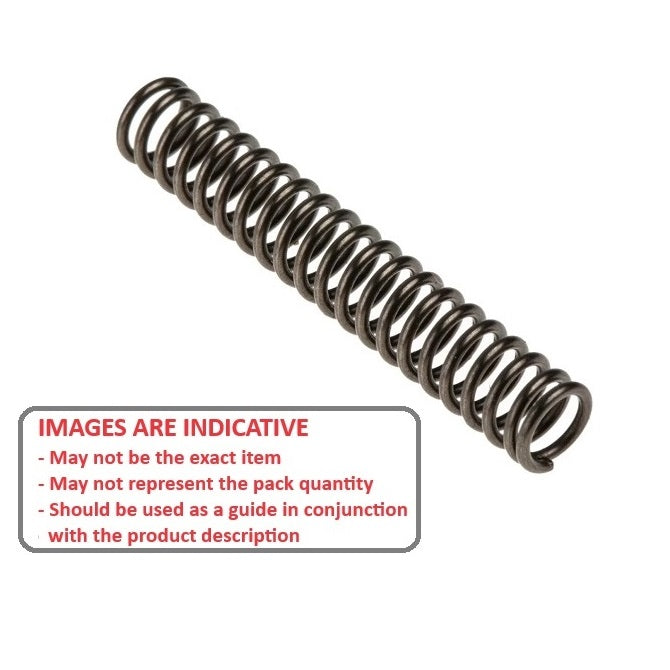 1122924 | CS-1984-2540-16-M --- Compression Springs - 19.84 mm x 254 mm x 1.57 mm