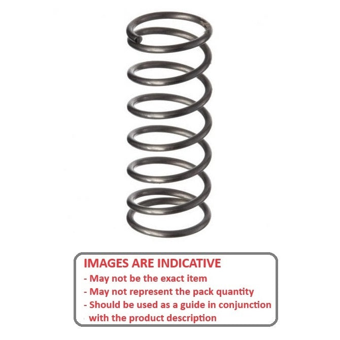 1048653 | CS-0305-0318-04-M-C --- Compression Springs - 3.05 mm x 31.8 mm x 0.36 mm