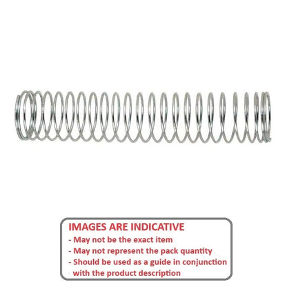 1059803 | CS-0480-0280-08-S2-C (Each) --- Compression Springs - 4.8x28x0.8 mm - Stainless Steel 302/304 Similar to A2, 18-8 Spring