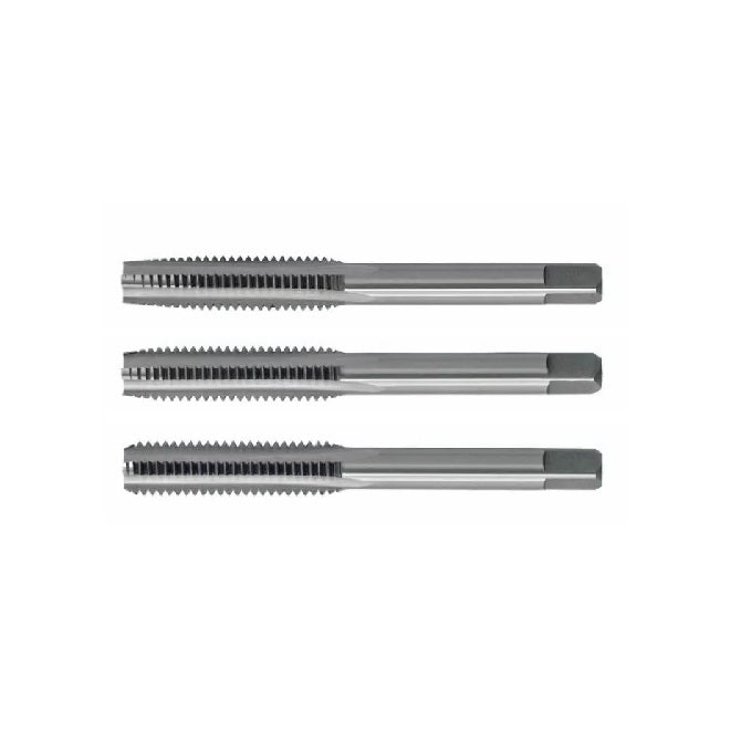 1065696 | TPC-050M-ST3-H (Per Set)  --- Threading Tools - M5 - 5x0.8mm - 0.800 mm / 31.75 TPI - Set of 3 Hand Taps - High Speed Carbon Steel Tap