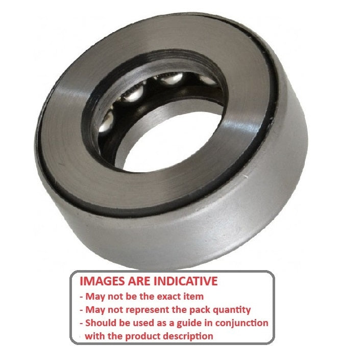 1095784 | T-0115-0218-BND (Each) --- Thrust Ball Bearings - 11.506x21.819x7.138 mm / 12.141 mm Banded - Carbon Steel Bearing