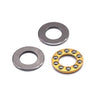 1065615 | T-0060-0120-F-BR (Each) --- Thrust Ball Bearings - 6x12x4.5 mm / 6 mm Flat - Chrome Steel Bearing
