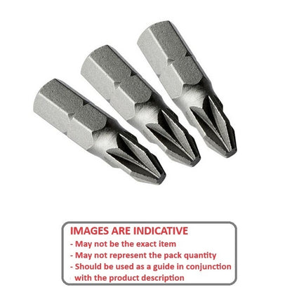 1229882 | GFB10C (Per Card) --- Bits Tools - End Type Pozidrive Size 1 25 mm Insert
