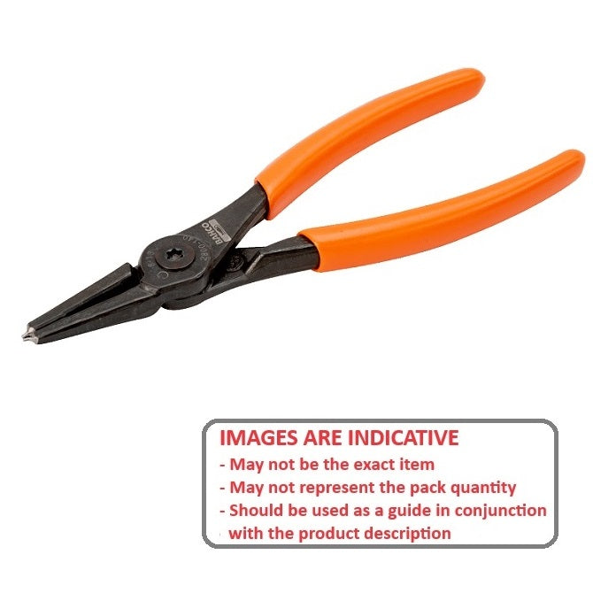 1179233 | PRR-I120-X (Each) --- Circlip Pliers Tools - Clip Size Range 77.77 - 152.40 mm - 3.1/16 to 6 inches - Straight 0 &#176; - Ratchet Internal
