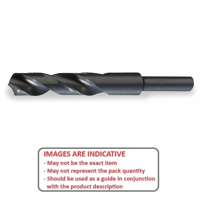 1083631 | DB-0873-R-0635 (Each) --- Drill Bits Tools - 8.73x6.35 - - Reduced Shank - High Speed Carbon Steel Drill Bit
