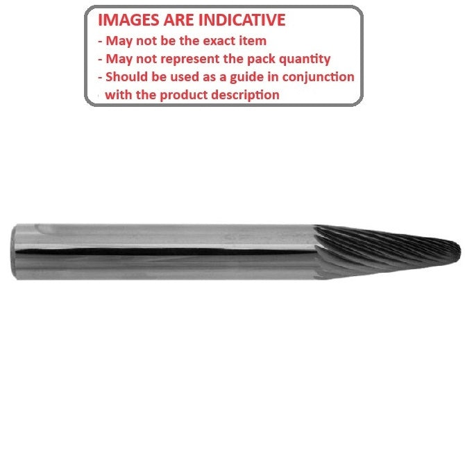 1227805 | GAR69042RS --- Rotary Files Tools - Cone - Radius (14 deg) x 12.7 x 28.575