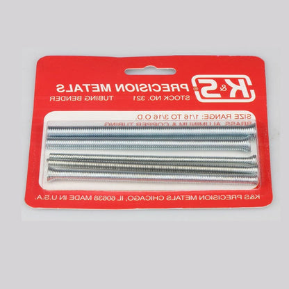 1230117 | TUBE-BENDER-KS0321 (Each) --- Tubing Work Tools - Tube Bender - Set of 5 - Tube is inserted through coiled wire bender - For small sizes - suits up to 4.8mm - 3/16 inch - OD tube