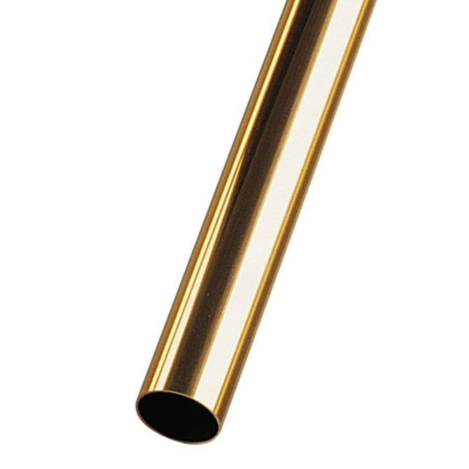 Round Tube - 3.97x3.26x304.8 mm - Brass