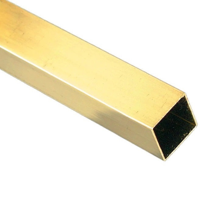 Square Tube - 6x5.1x300 mm - Brass