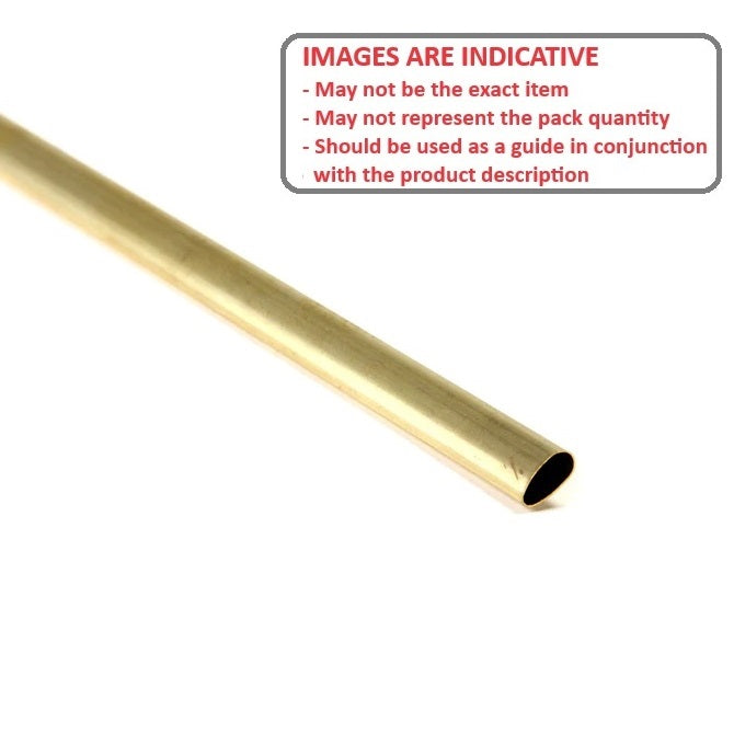 1076327 | 0T-0066-STLN-BR-0300 --- Tube - Approx 6.6mm Max x  Approx 3.5mm Max x 300 mm